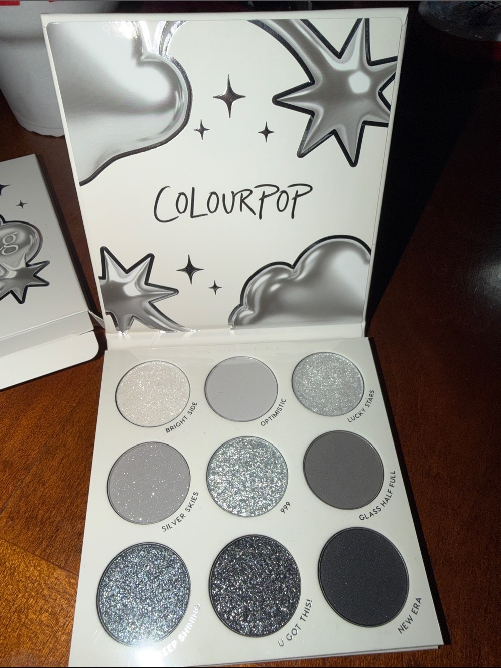ColourPop Silver & Grey Eyeshadow Palette — 9 Shades
